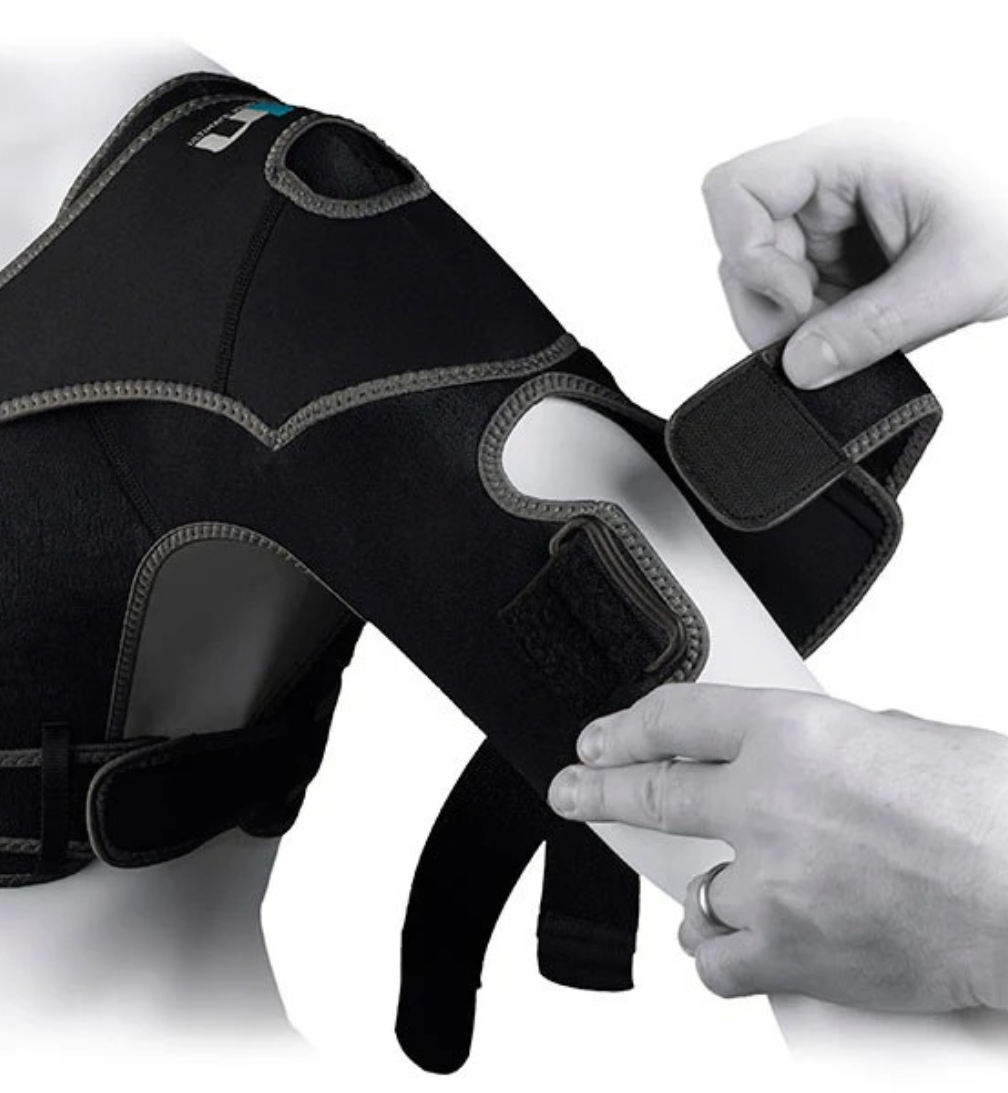 Shoulder brace being fitted