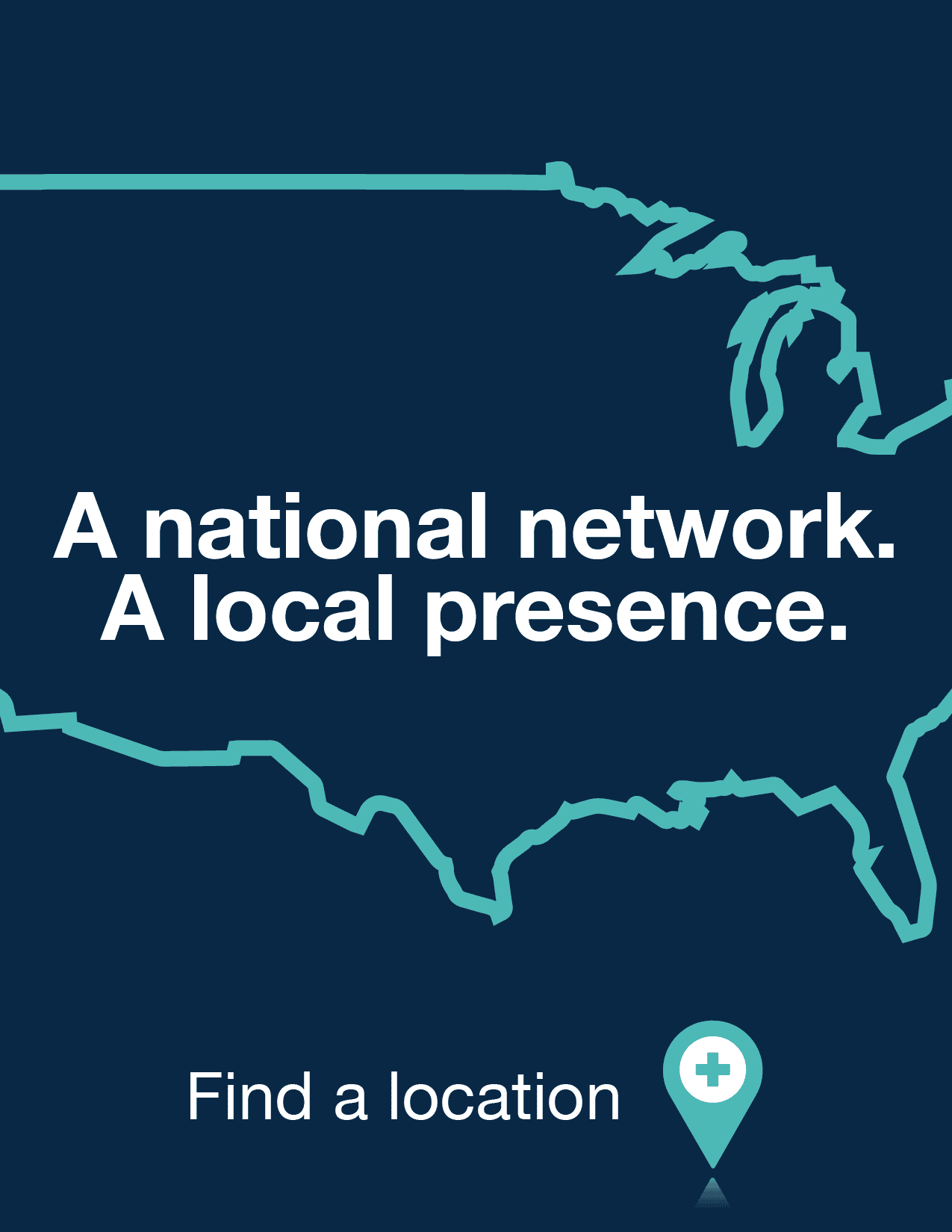 A national network, a local presence